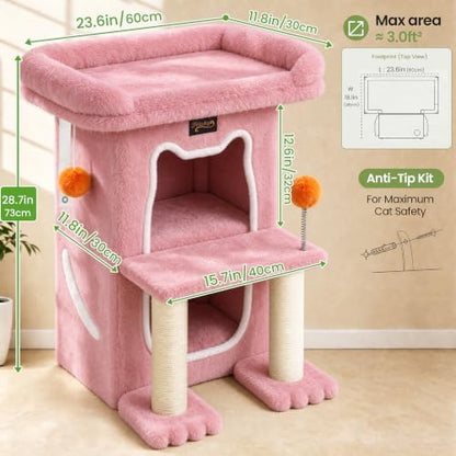 Small Cat Tree Tower Scratching Post - Image 5