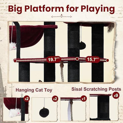 Gitelsnour Cat Tree, Big Hammock GCT020BR - Image 4
