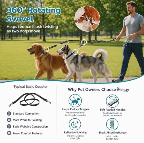 wikiRay Double Dog Leash Coupler - Image 4