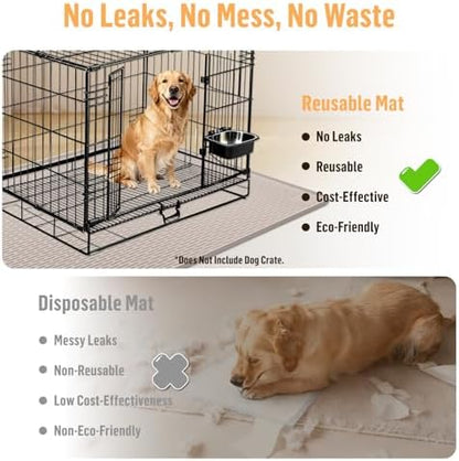 Silicone Dog Bed Mat 40"x 40" Crate Mat - Image 3