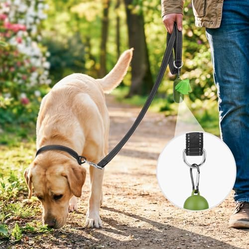 Joytale Reflective Dog Leash for Small Dogs, 5 FT x 3/4" - Image 2