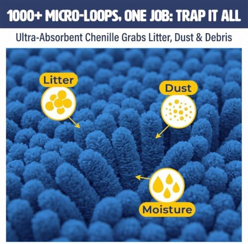 Muddy Mat® | XL Cat Litter Mat 48"x60", Litter Trapping Mat, Super Absorbent - Image 5