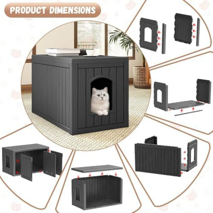 Hidden Cat Litter Box, Cat House - Image 7