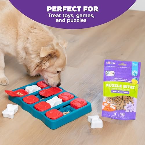 Outward Hound Nina Ottosson Puzzle Bitez Dog Treats, Apple Bacon, 7.5 oz - Image 2