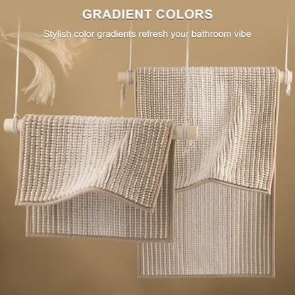 BSICPRO Bathroom Rugs Sets 2 Piece, Non Slip Boho Bath Mats - Image 4