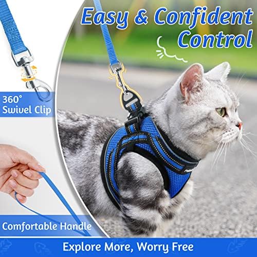 rabbitgoo Cat Harness and Leash Set, Step-in Soft Vest - Image 5