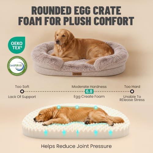 Miorun Fluffy Orthopedic Dog Beds Large Sized Dog - Image 4