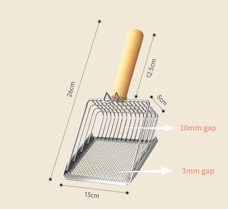 Cat Litter Scoop, Dual Layer Litter Scoop, Pet Litter Scoop - Image 2