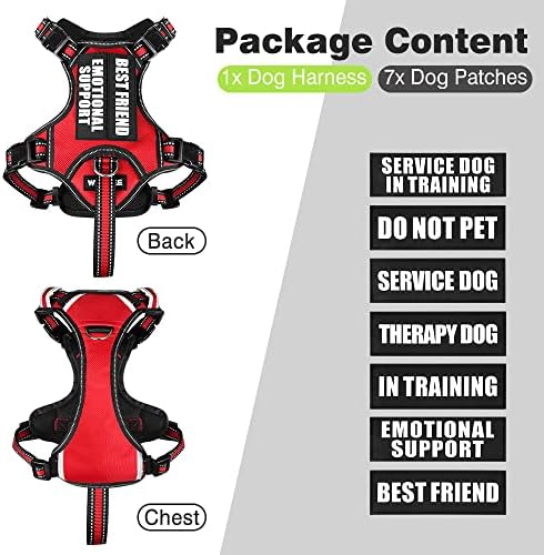 WINSEE Service Dog Vest No Pull Dog Harness - Image 6