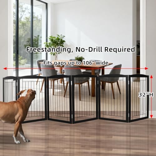 ZJSF Freestanding Foldable Dog Gate - Image 2