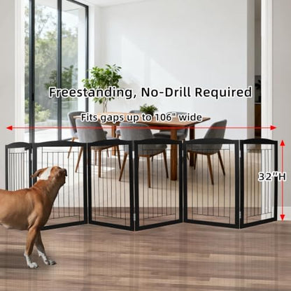 ZJSF Freestanding Foldable Dog Gate - Image 2