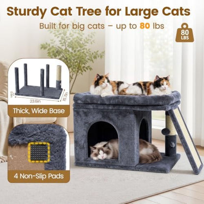 Cat Tree Tower with Scratching Post - Image 3