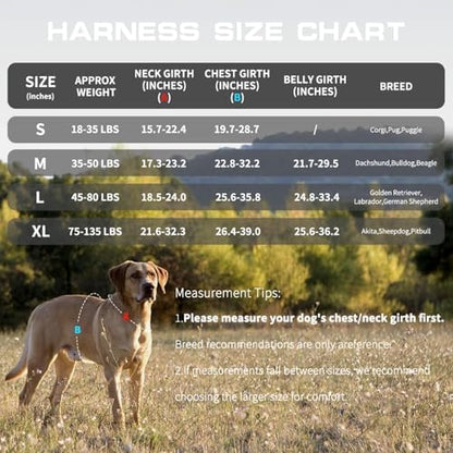 Dog Harness for Large Dogs, No Pull Tactical Vest - Image 6