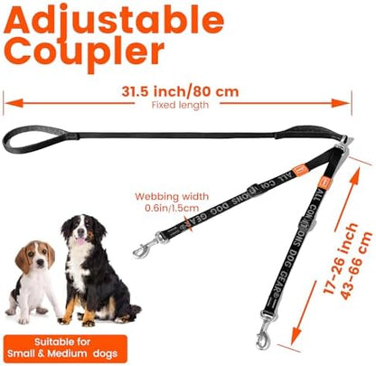HOWGO Double Dog Leash, Tangle-Free 360 Swivel - Image 6