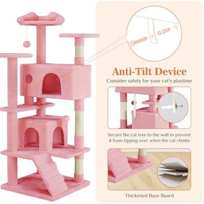 Sweetcrispy 54-inch Cat Tree Tower - Image 6
