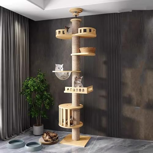 Yinanroa Mekidulu Floor to Ceiling Cat Tree by Yinanroa