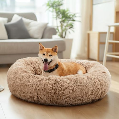 DUMOS 37.4 Inch Large Donut Dog Bed - Image 2