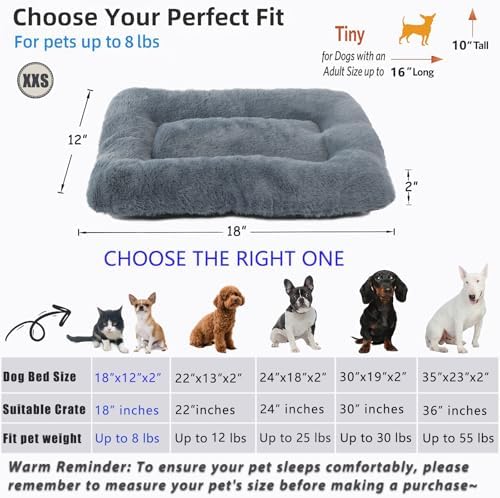 Dog Crate Bed 18 x 12 Washable Dog Beds - Image 5