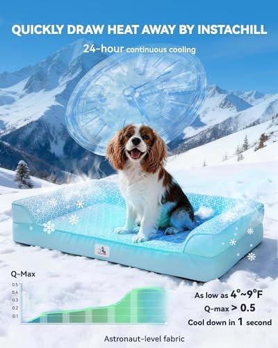 Cooling Dog Bed with PCM, Instant Chill Pet Sofa - Image 2