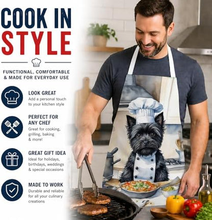Caroline's Treasures Cairn Terrier The Chef Apron Cooking Kitchen Server Baking - Image 2
