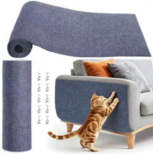 Cat Scratchers for Indoor Cats, Self-Adhesive Scratch Pad 78.7"x15.8" by Unknown