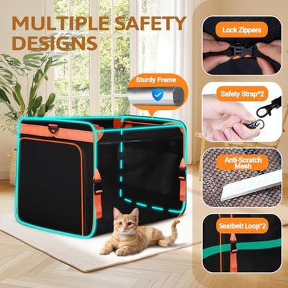 Petskd Side Expandable Extra Large Cat Carrier - Image 4