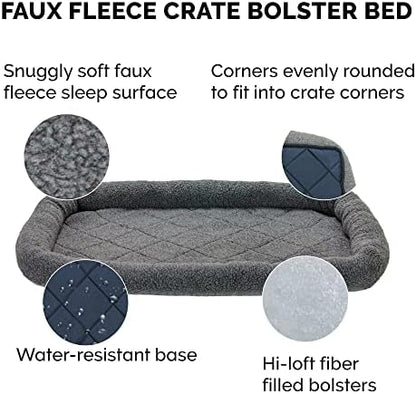Furhaven Dog Bed for Large Dogs, 100% Washable, Sized to Fit Crates - Image 4