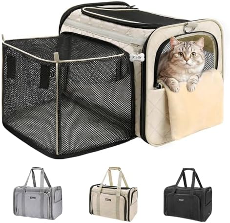MIDOG Soft Cat Carrier Airline Approved, Expandable by MIDOG