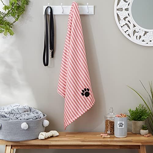 Bone Dry Pet Grooming Microfiber Towel, Striped Collection - Image 6