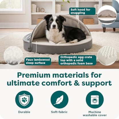 Furhaven 44" Round Orthopedic Dog Bed - Image 5