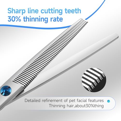 Thinning Shears for Dogs Professional Dog Grooming Scissors Pet Thinners Shear - Image 3