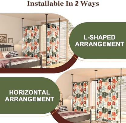Goovilla Room Divider for Room Separation, 4-10ft 28-114inch - Image 3