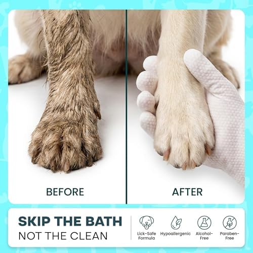 Uproot Clean Pet Grooming Gloves: Deodorizing & Grooming, 1-Month Supply - Image 5