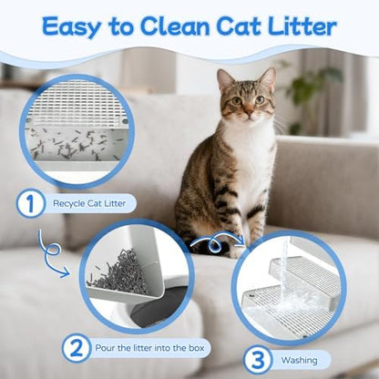 Extra Large 3 Steps Litter Box Ramp, Adjustable Cat Litter Box Step - Image 5