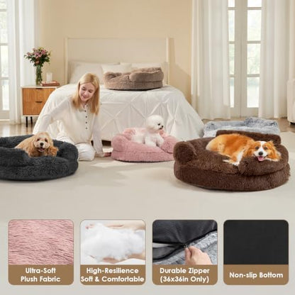EHEYCIGA 30" Calming Donut Dog Bed - Image 5
