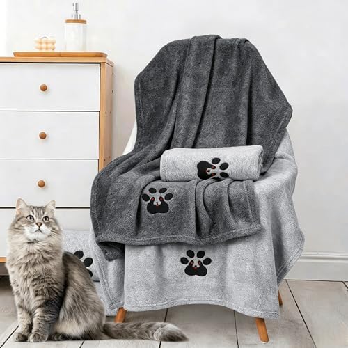 Dogvingpk Dog Towels for Drying Dogs 2 Pack - Image 3