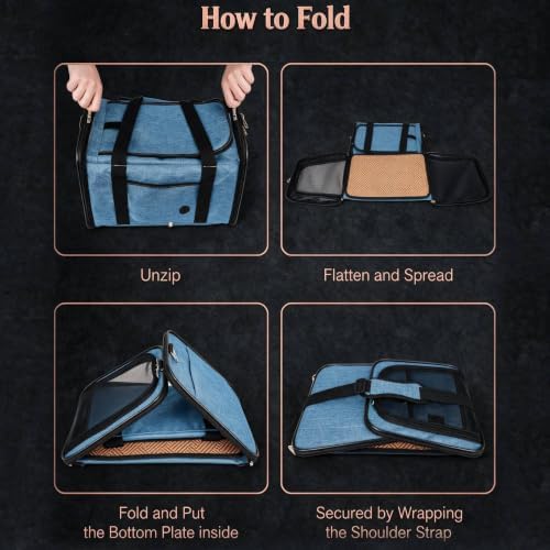 YUDODO 2 Packs 25 lbs Soft Sided Pet Carrier - Image 3