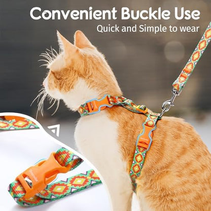 Dooradar Cat Harness and Leash Set, Adjustable Pet Straps - Image 2