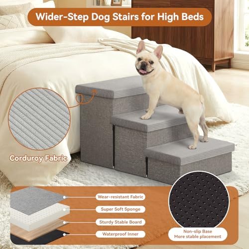 Zerbuger Dog Stairs Non-Slip Storage - Image 3