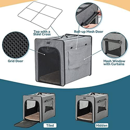 PETSFIT Travel Dog Crate, Soft Sided Dog Crate - Image 3