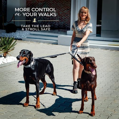 Premium Double Leash for Two Dogs, Medium & Large Breeds - Image 6