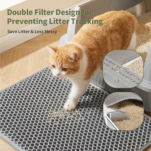 Gimars 2 Pack XL Stainless Steel Cat Litter Box - Image 4