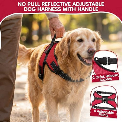 No Pull Reflective Adjustable Dog Harness - Image 2