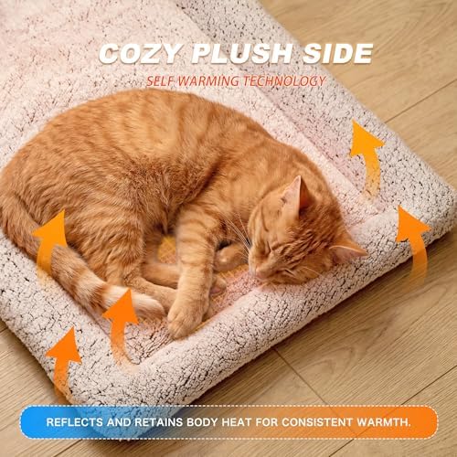 Self Warming Cat Bed, Reversible Cooling Mat - Image 3