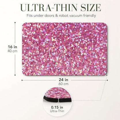 Natural Diatomaceous Earth Bath Mat, Ultra Thin Quick Dry Floor Rug - Image 3
