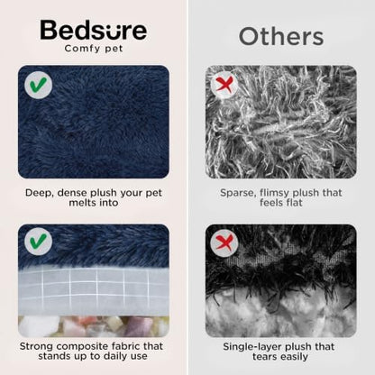 Bedsure SupportMax® Calming Dog Bed Medium Size Dog Washable Pet Bed - Image 4