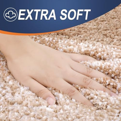 OLANLY Bathroom Runner Rug 59x20, Extra Soft Absorbent Microfiber Bath Rugs - Image 2