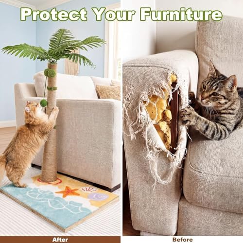 Palm Tree Tall Cat Scratching Post - Image 6
