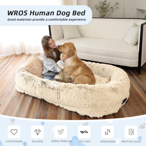 WROS Human Dog Bed for Adult - Image 2