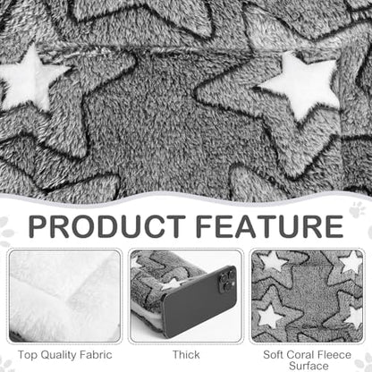 Haull 4 Pcs Waterproof Guinea Pig Bedding Mat, Double Star, 13 x 10 - Image 3